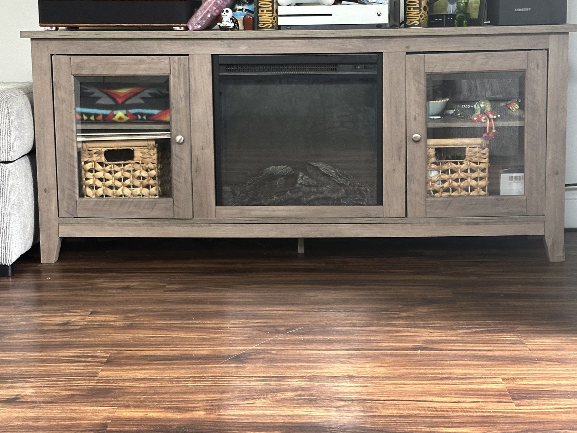 Fireplace TV Stand