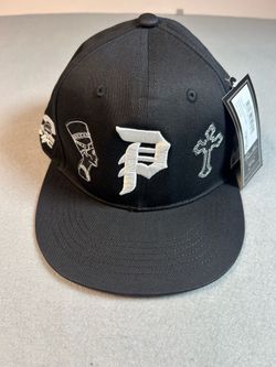 Primitive 2Pac Snapback Hat Black Embroidered Logo Tupac Cap NWT OSFA