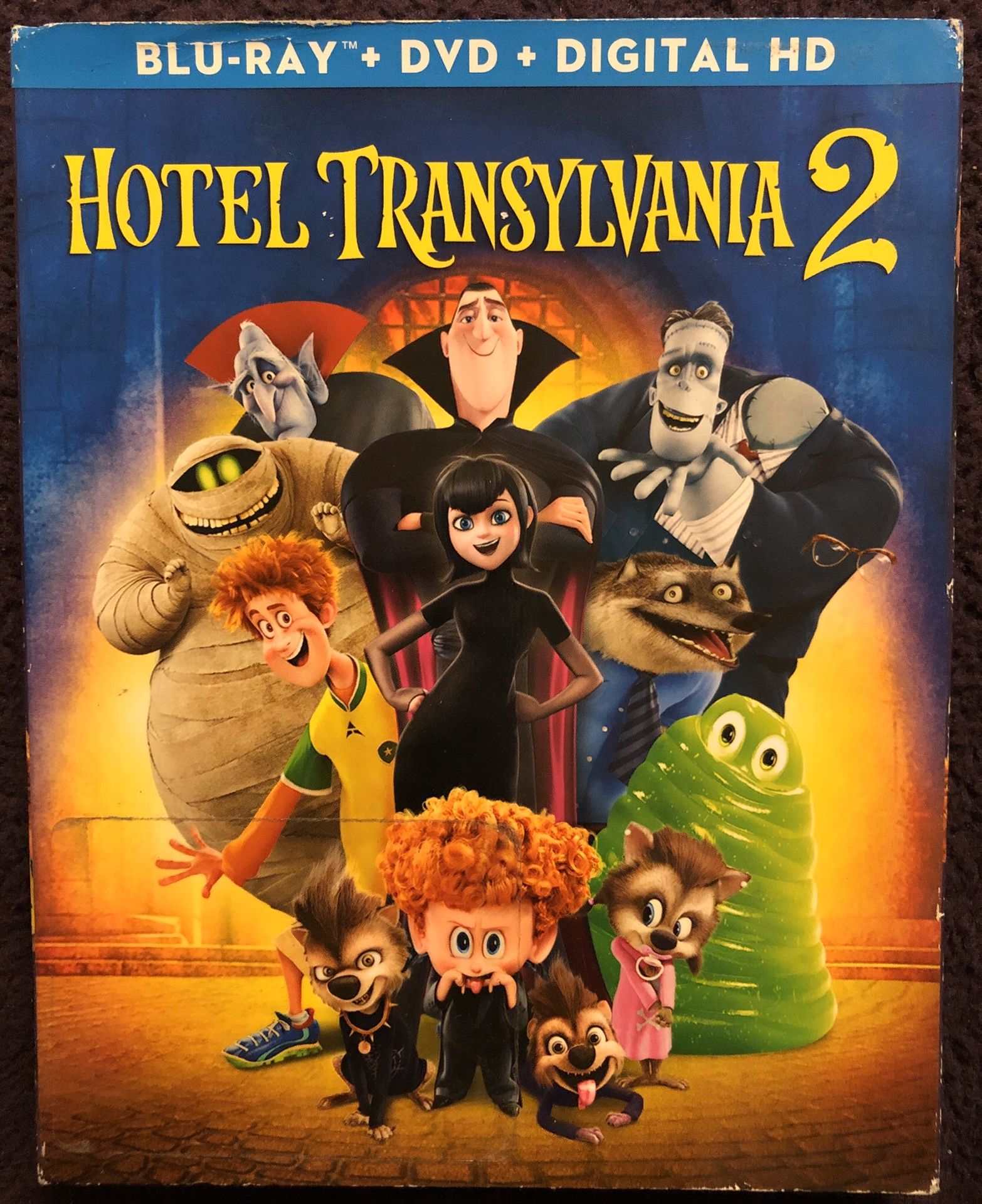 Hotel Transylvania Blu Ray, DVD, & Digital Copy