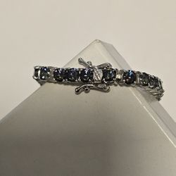 7.5” Mystic Topaz Tennis Bracelet – 925 Silver