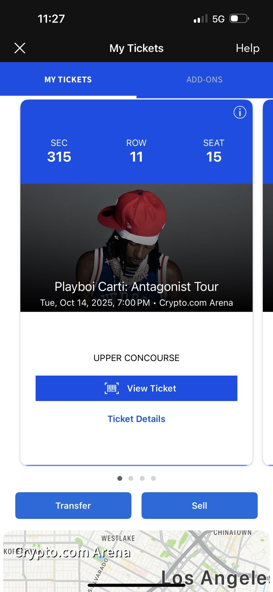 Playboi Carti Tickets 2 Tuesday Oct 14 Crypto