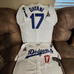 Dodgers Shohei Ohtani World Series Champions Jersey 