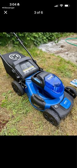Kobalt 40V Max Brushless Cordless 20in Electric Mower w Charger and battery