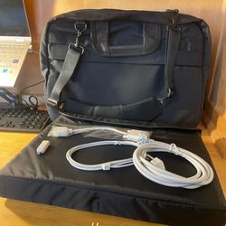 Laptop Bag, case, & cords