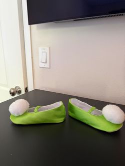 New Handmade Tinker Bell Fairy Shoes – Girls Halloween Costume