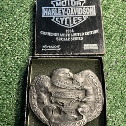 Harley Davidson Limited Edition Belt With Certificate 