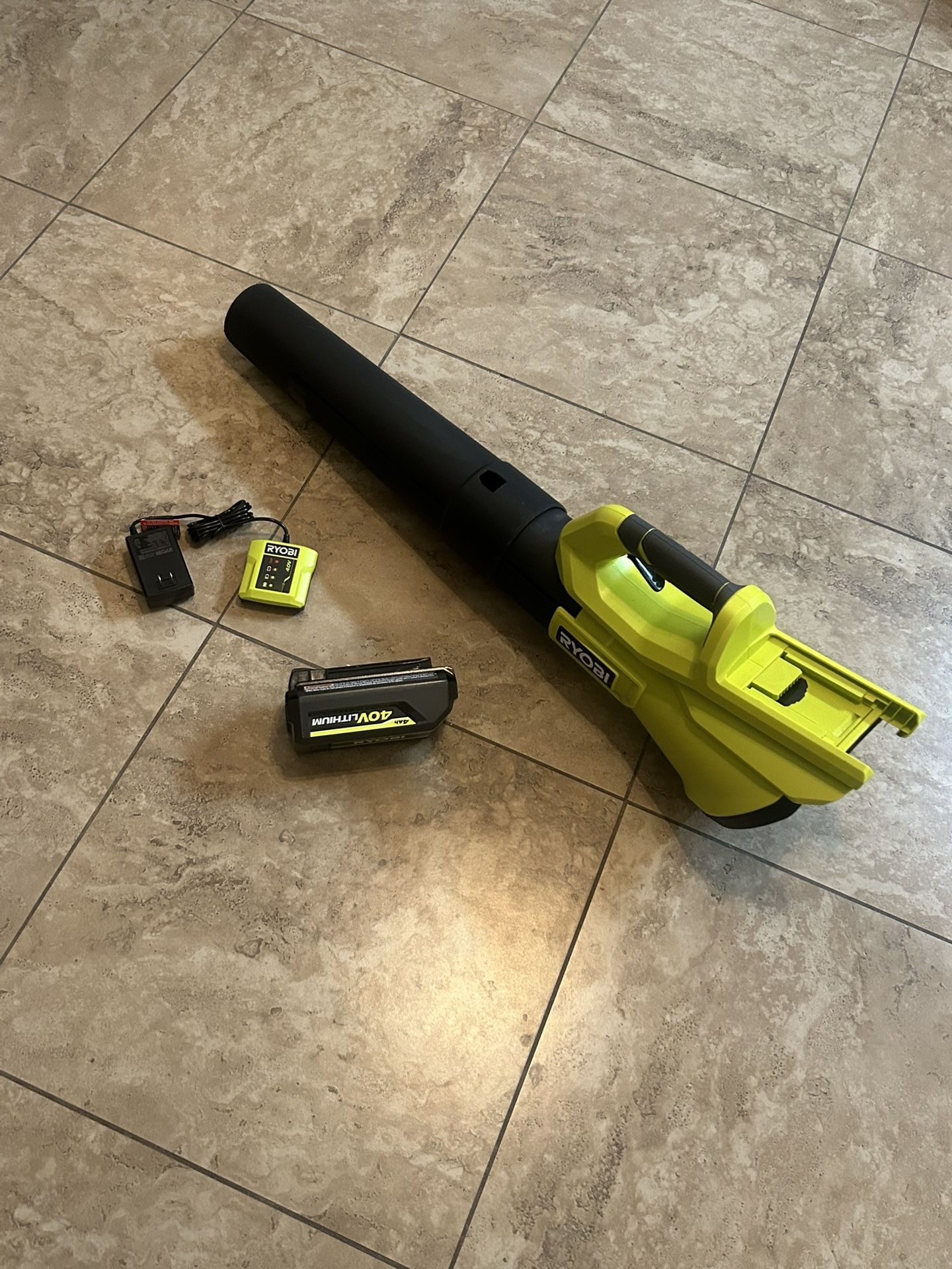 Ryobi 40v Jet Fan Leaf Blower Kit