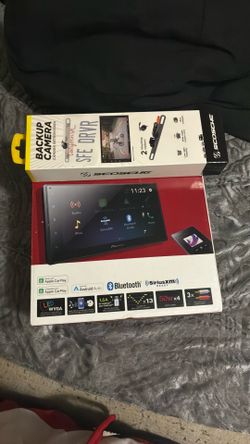 Bluetooth radio, flat screen brand new inbox with backup camera