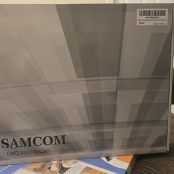 SAMCOM Two-Way Radio Set – Brand New