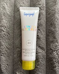 NEW SUPERGOOP! UNSEEN SUNSCREEN SPF 40 $5!