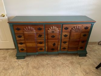 Heavy Wooden Dresser