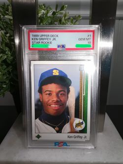 Upper Deck Ken Griffey jr Rookie Card #1 PSA 10
