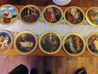 The Ten Commandments Plate Collection