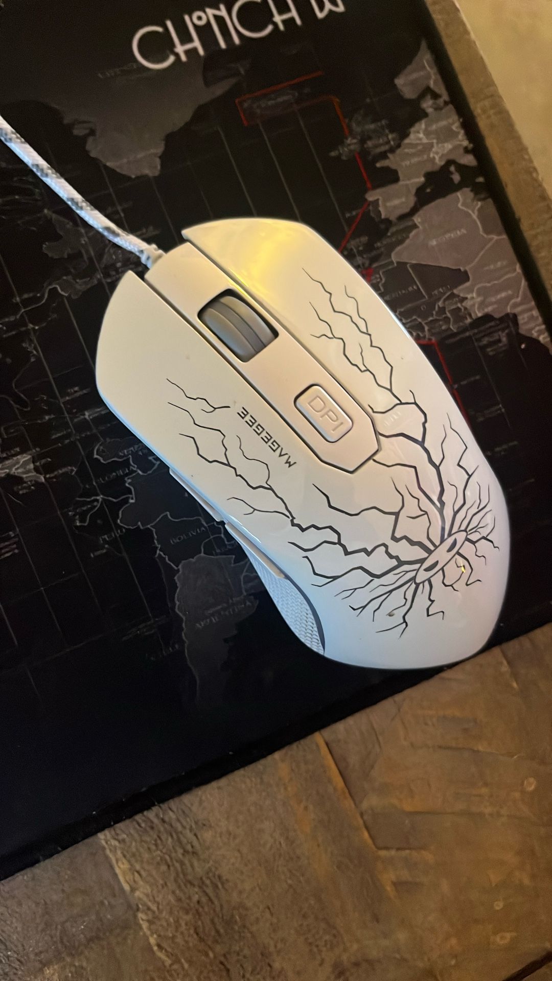 Gaming, Keyboard And Mouse with headphones and mouse pad