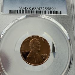 1987-S Lincoln Cent 1C – PCGS PR68 RD DCAM – Proof Red Deep Cameo – High-Grade U.S. Coin