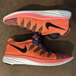 Women’s Nike Flyknit Lunar 2 Mango Running Shoes