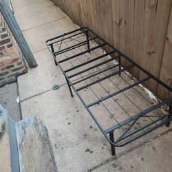 2 metal bed frame 76" × 27"