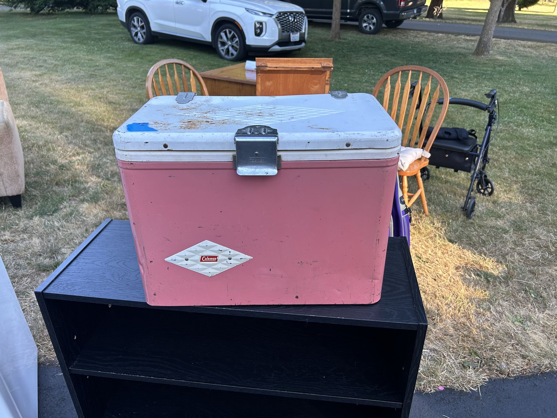Old Coleman Pink Cooler