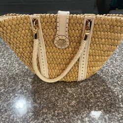 Michael Kors Woven Straw Tote 