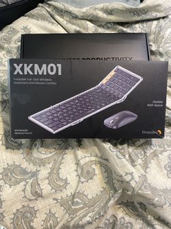 Foldable Wireless keyboard and mouse combo proto arc