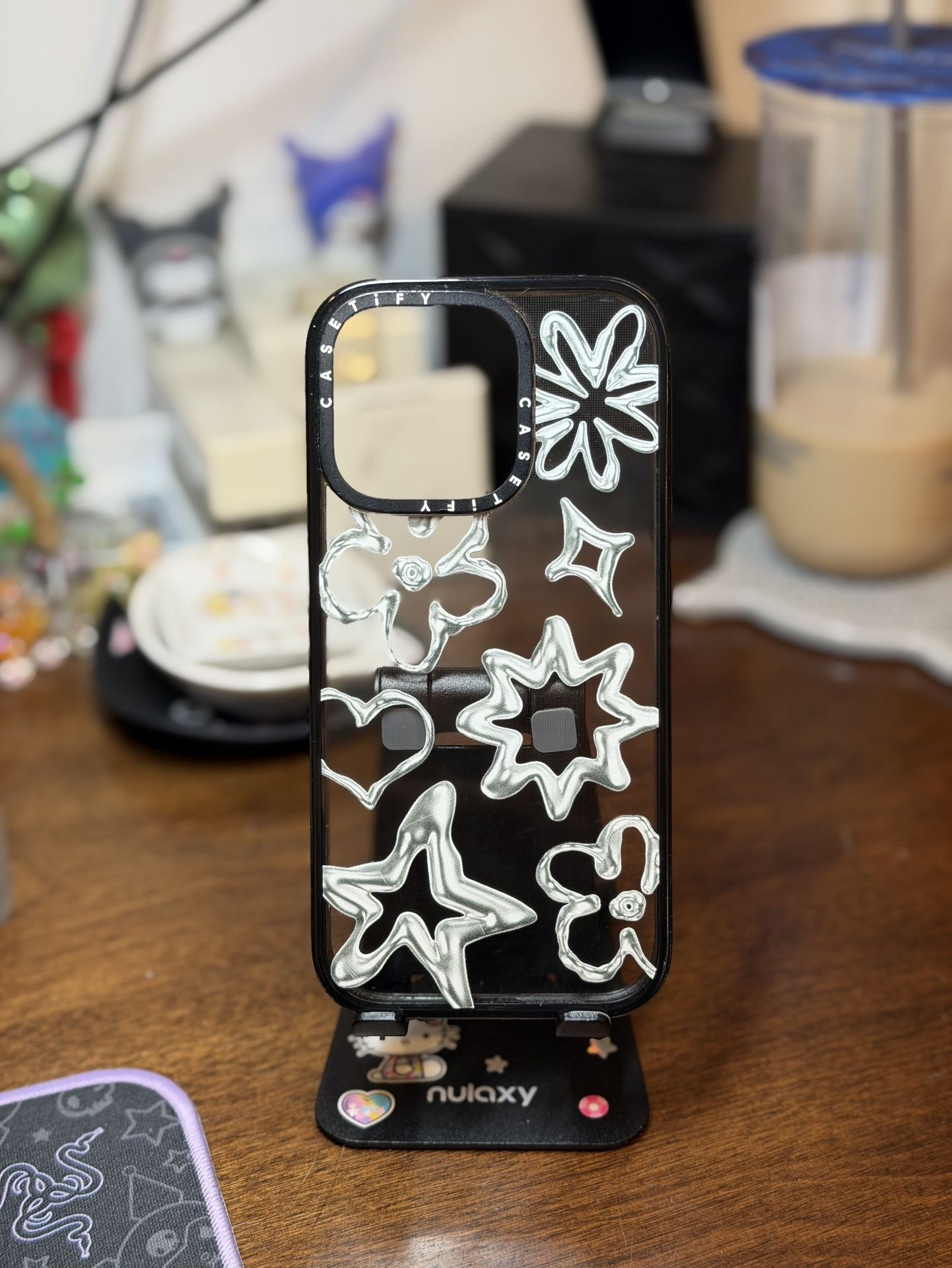 iPhone 16 Pro CASETiFY Metallic Pattern Case