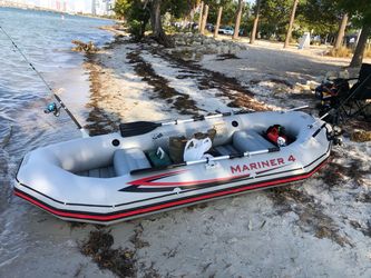 Title: Mariner 4 Inflatable Boat + Hankai 3.5HP Motor – Full Combo