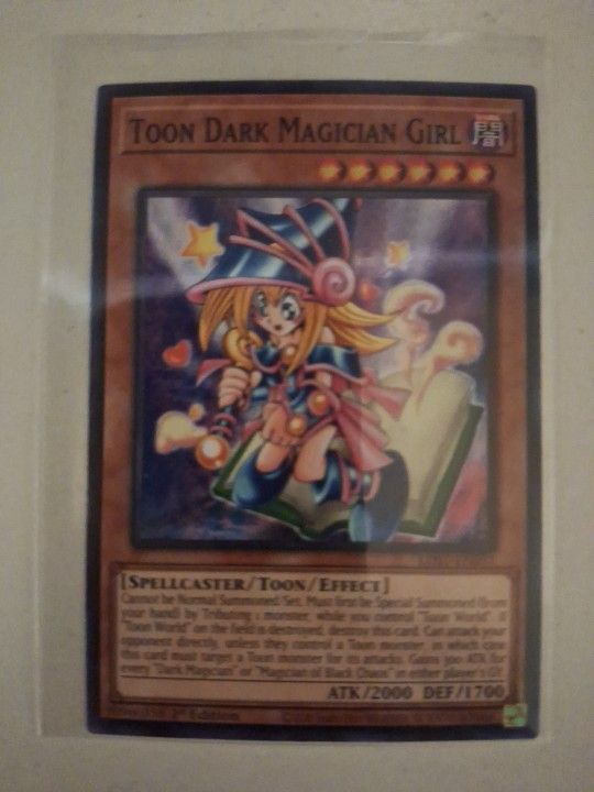 Yugioh Toon Dark Magician Girl Common 1st Edition NM LDS1
