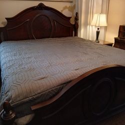 Wooden King Bed frame