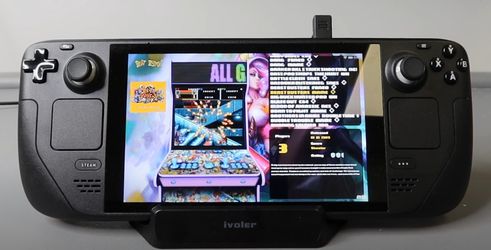 Ultimate Steam Deck 256GB Sinden Light Gun Edition Powered by Batocera! Plug and Play!