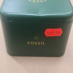 Fossil Men's Nate Quartz Watch, Oversized Stainless Steel Chronograph Watch for Men