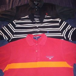 3 Large Ralph Lauren Polo Shirts