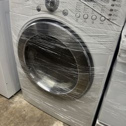 Lg Front Load White 27”Width Gas