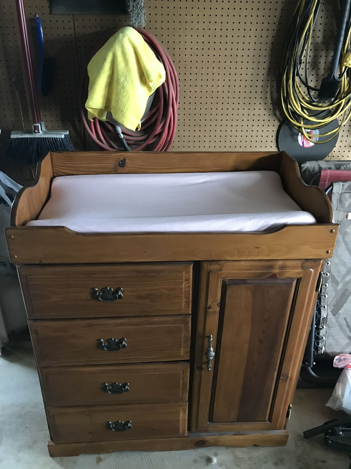 Baby Dresser & Changing Table On Top
