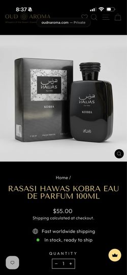 HAWAS KOBRA EDP 100ML/3.4 FL OZ BY RASASI