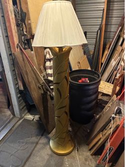 Contemporary Coastal Torchiere Floor Lamp