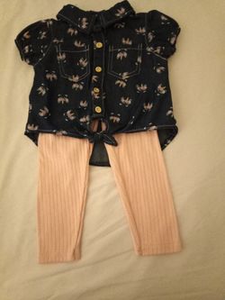 $5_(2T) pants/top set. Thanks 