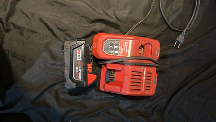 Milwaukee charger and a m18 battery