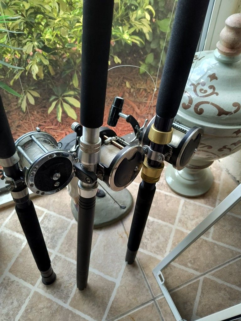 3- PENN FISHING  POLES & REELS!