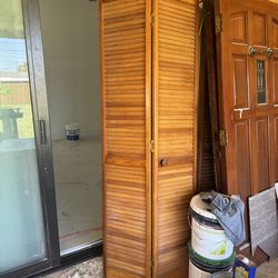 Wood closet doors with ventilation (7 doors)