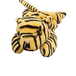 Ty Beanie Baby Stripes Tiger 1995 NO TAG Plush Stuffed Animal Toy