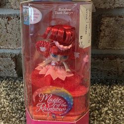 Mattel Barbie Fairytopia Magic of the Rainbow Tooth Fairy RED RARE