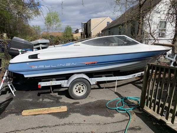 BLUE BOAT COVER FITS BAYLINER COBRA SPORT 2250 KG I//O 1987 1988