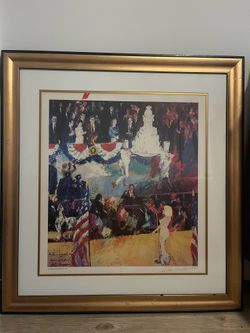 LeRoy Neiman – “The President’s Birthday Party” (1989)