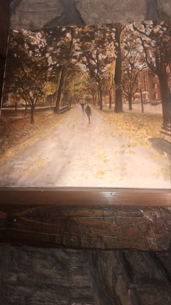 Boston Painting Original 