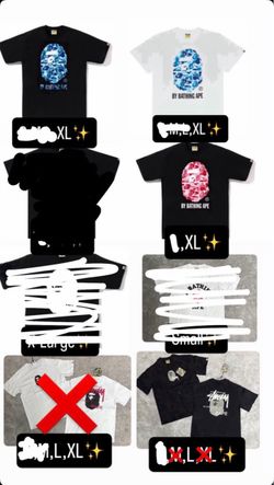 Bape t-shirts