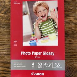 Canon Photo Paper Glossy GP-701, 100 Sheets Per Pack