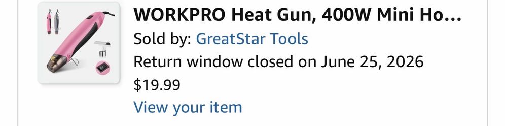 Work pro heat gun