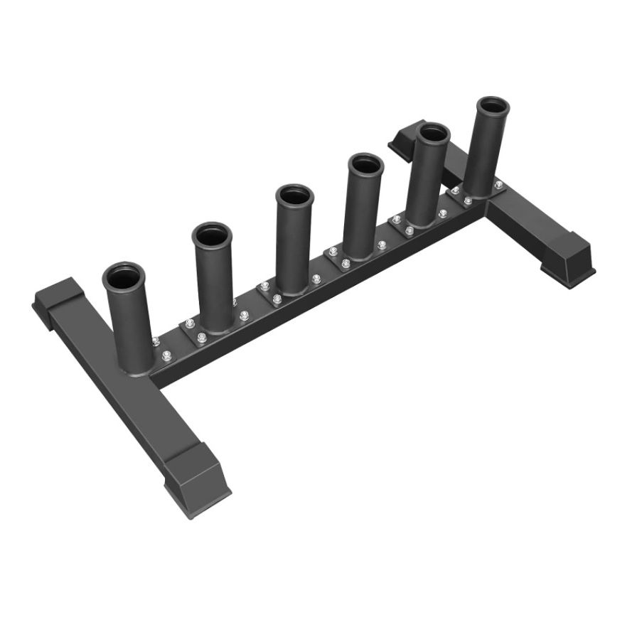 Freestanding Barbell Holder, Floor Stand Vertical 6 Bar Storage Rack for 2'' Olympic Bars