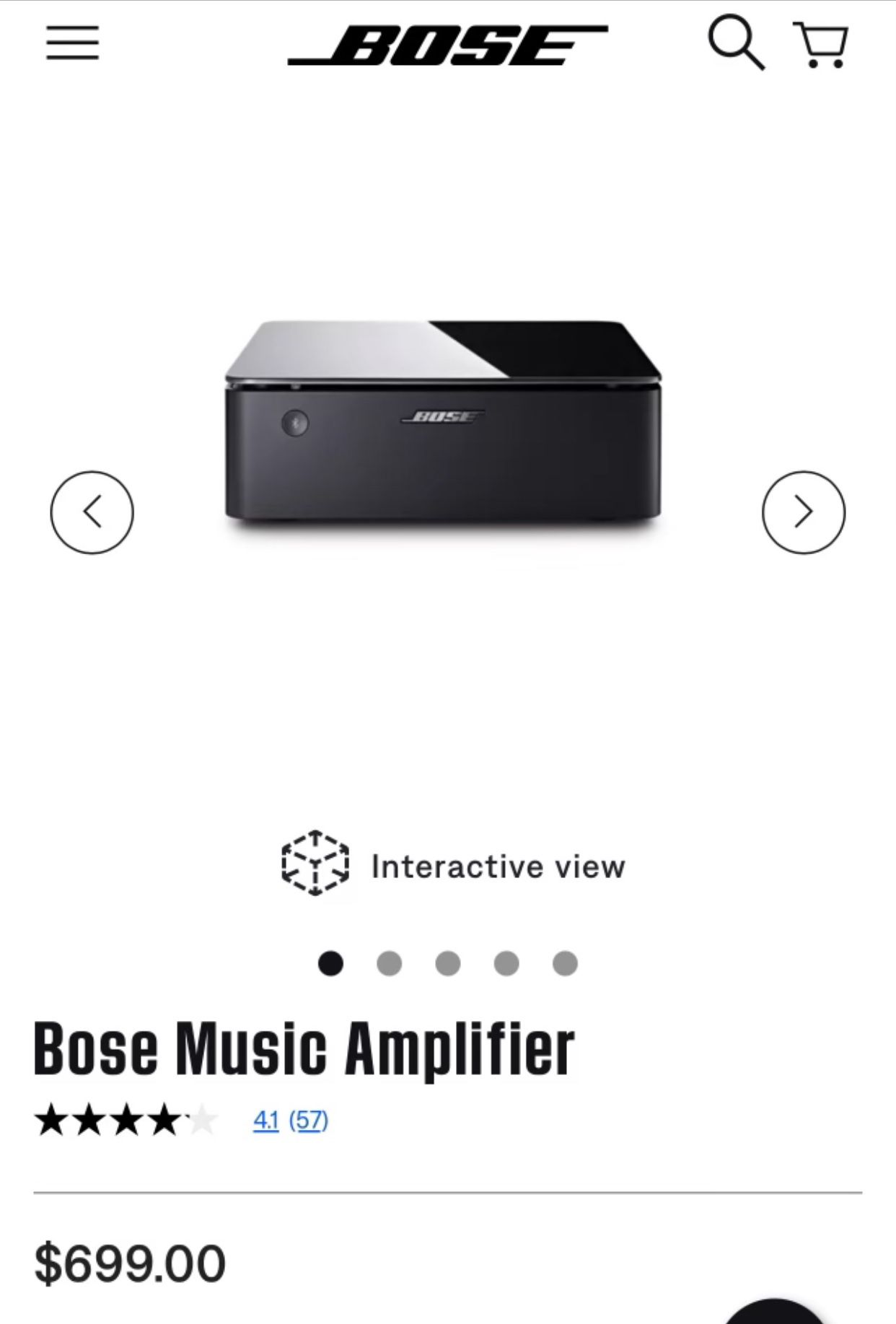 Brand New Bose  Audio Amplifier 