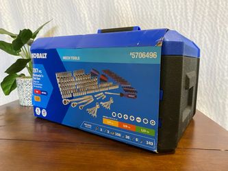 NEW! KOBALT 297 Piece Mechanic's Tool Set